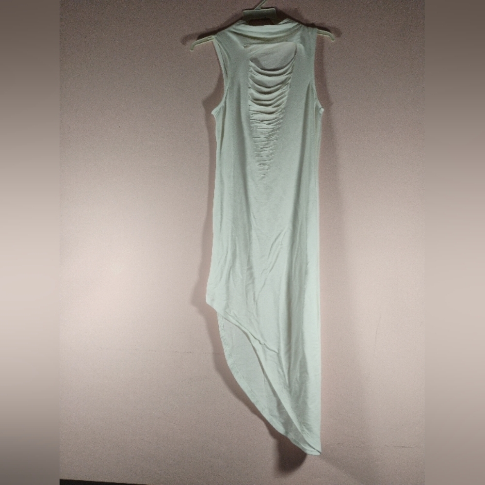 Y2K Ivory Laser Cut Out Party Dress Medium - Picture 5 of 5